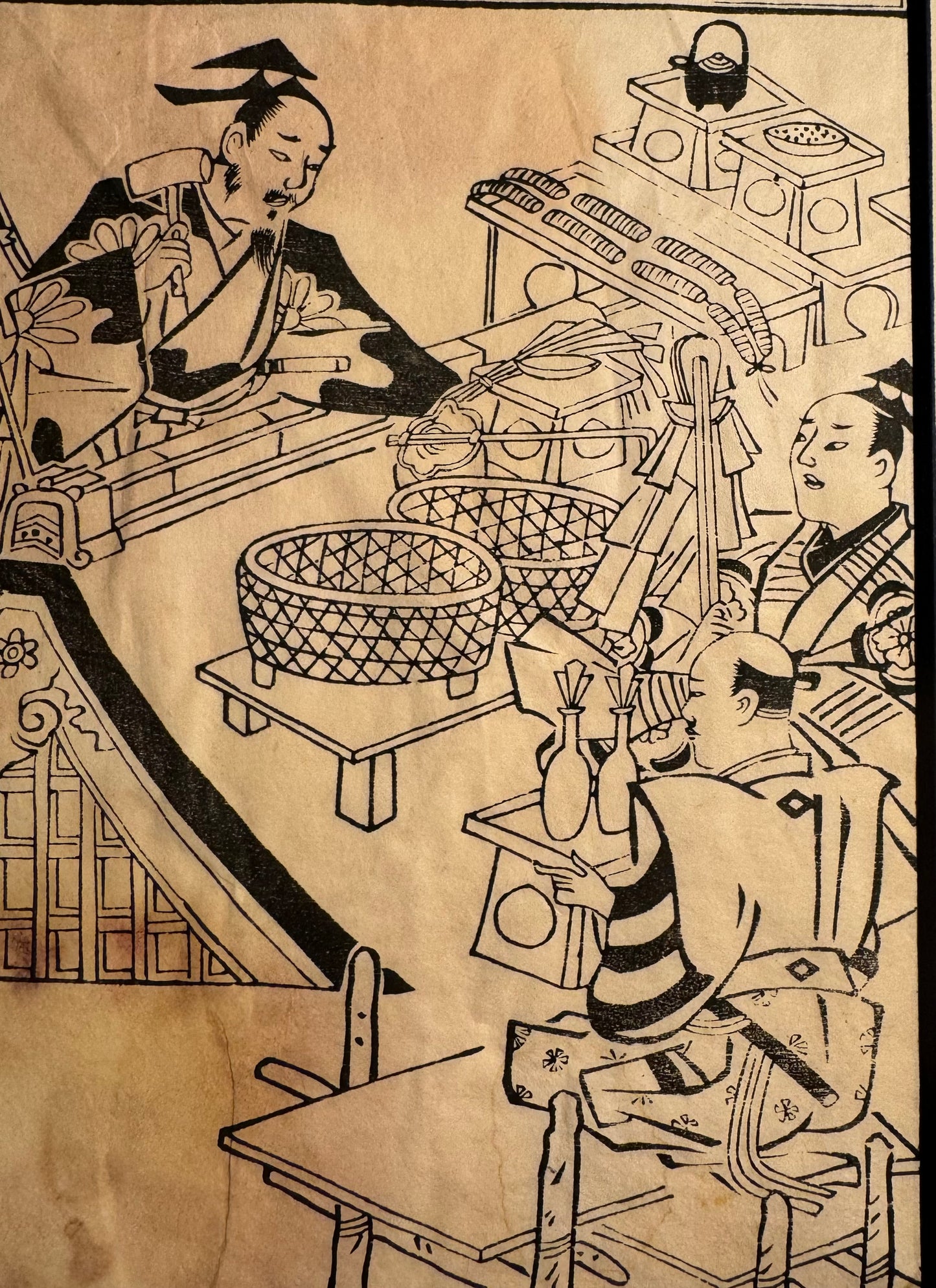 Japanese Hishikawa Moronobu (1618-1694) Print