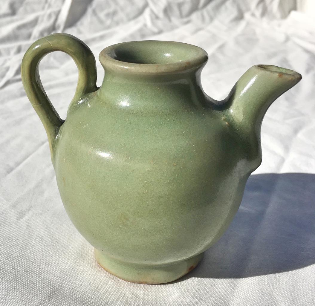 "Charming Longquan Celadon Ewer – Song/Yuan Dynasty (AD 960–1368)"