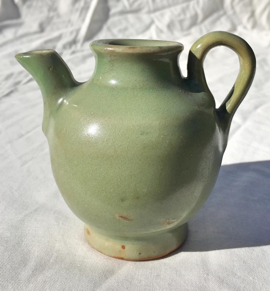 "Charming Longquan Celadon Ewer – Song/Yuan Dynasty (AD 960–1368)"