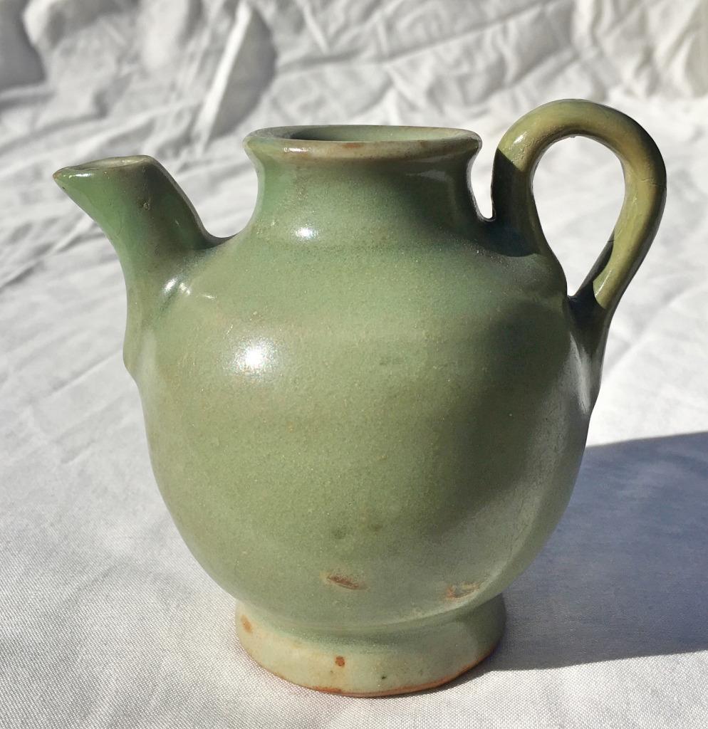 "Charming Longquan Celadon Ewer – Song/Yuan Dynasty (AD 960–1368)"