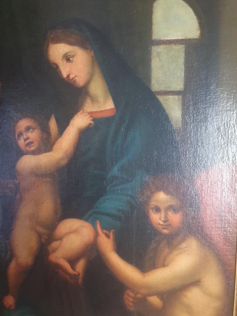 After Raphael - Madonna & Child with Infant St John, Elizabeth & St Catherine