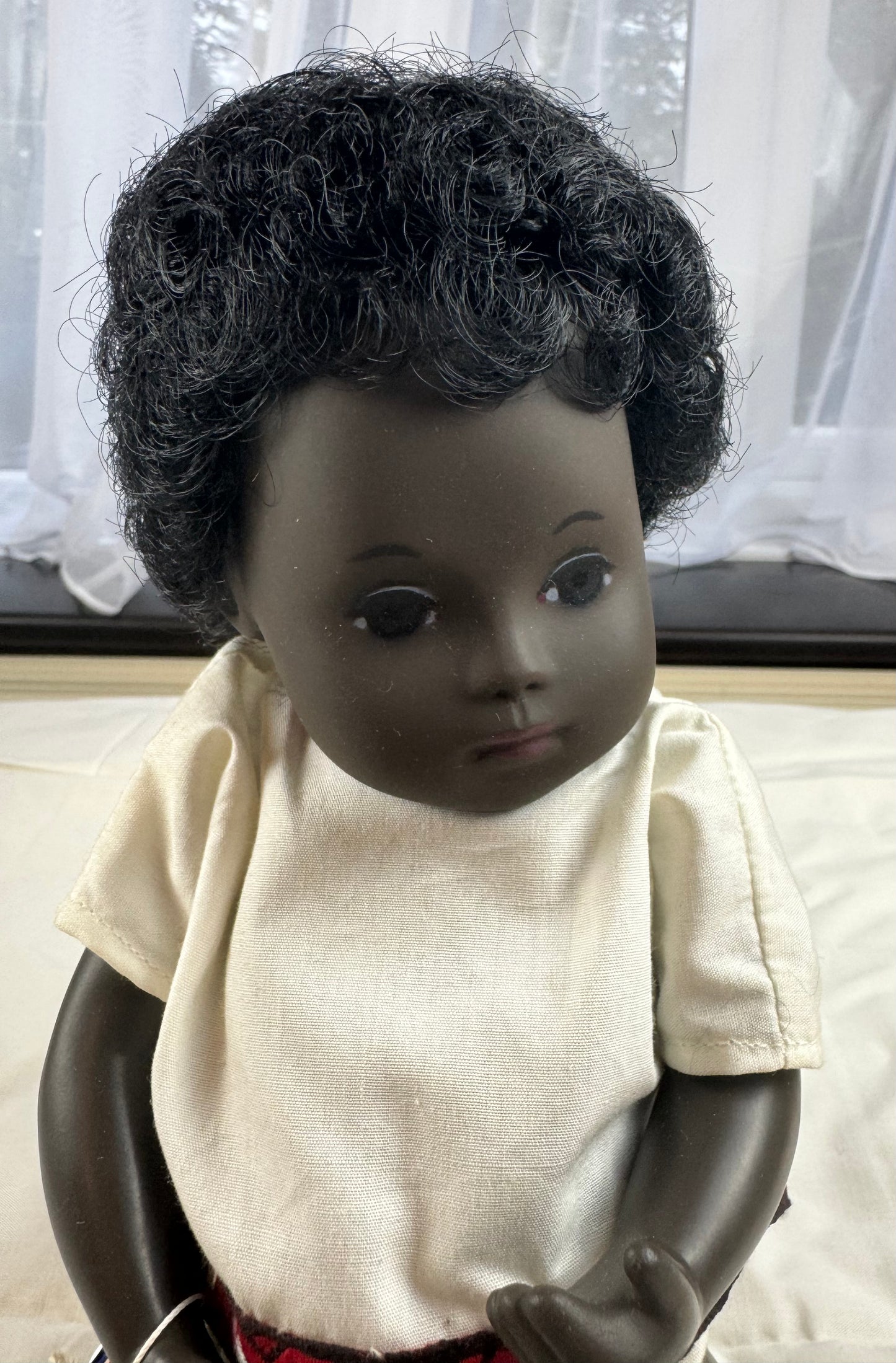 Vintage Original Sasha Black Baby Girl 509 - with Box & Basket