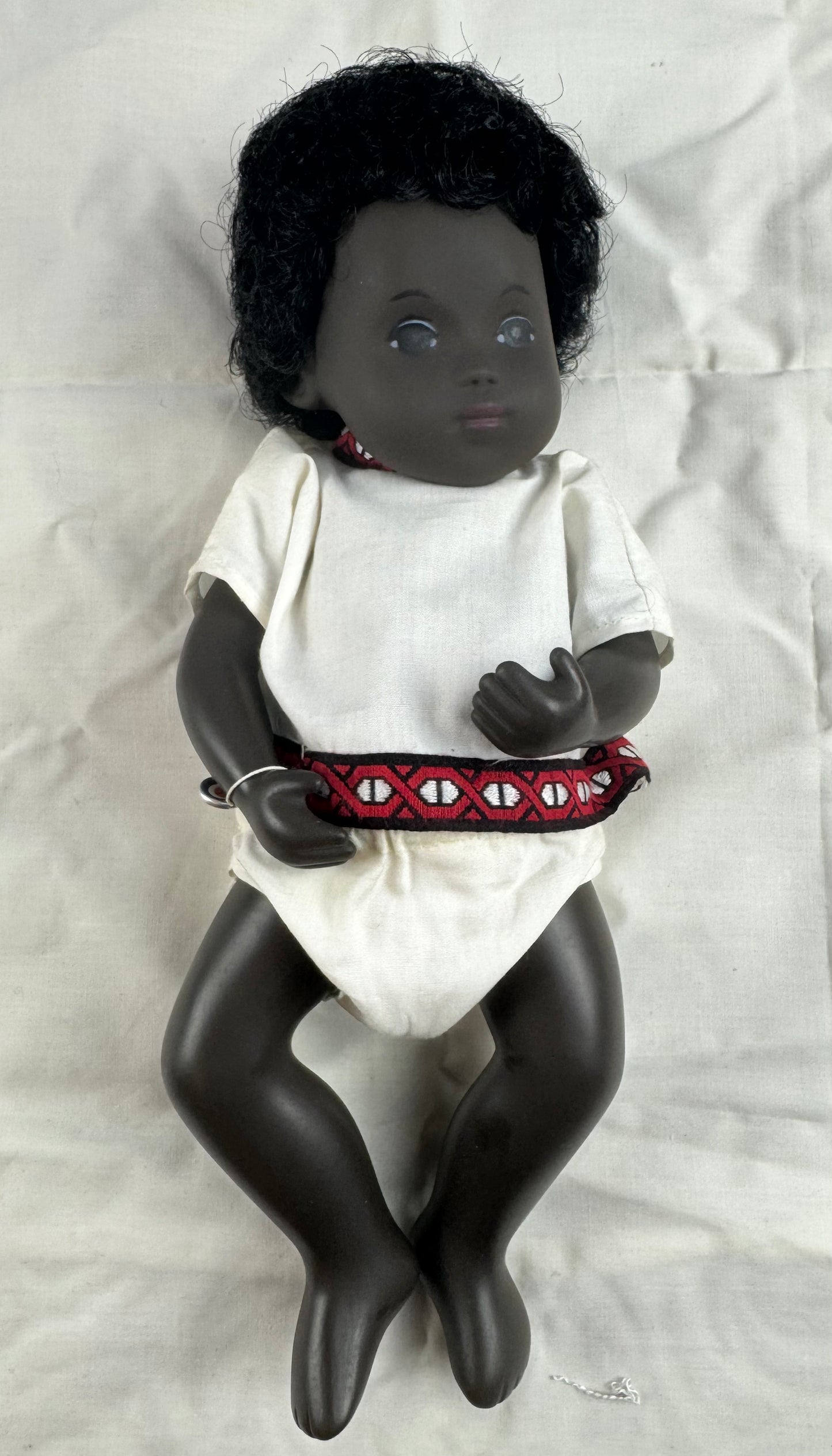 Vintage Original Sasha Black Baby Girl 509 - with Box & Basket