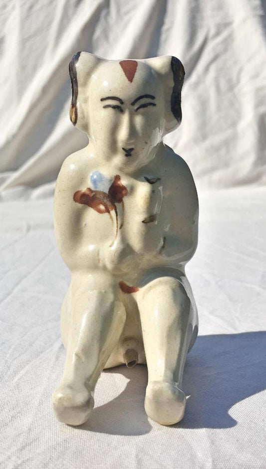 Antique Chinese Cizhou Pottery Figure Of A Man - Song/Yuan? dynasty or later